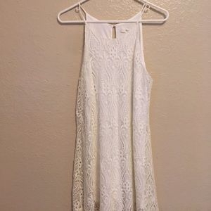 Love tree  white maxi dress.